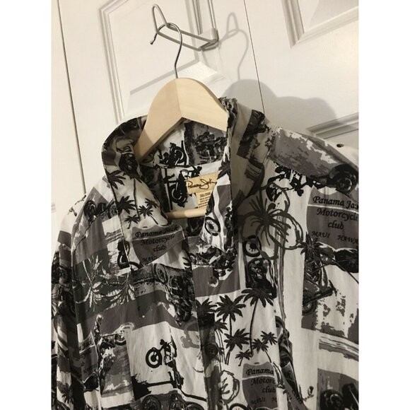 Panama Jack Men’s Sz 3XL Hawaii Button‎ Shirt Motorcycle Club Maui - Picture 1 of 8